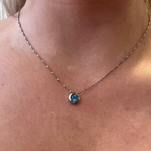 Real Aquamarine Necklace